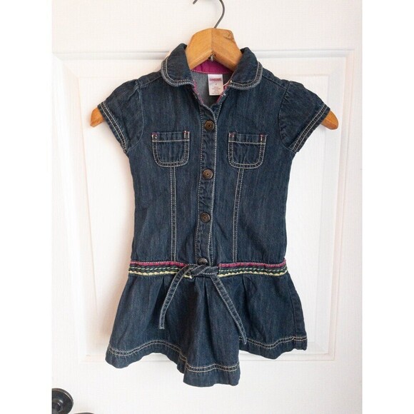 Gymboree Girls Denim Dress Size 4 - Picture 1 of 5